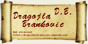 Dragojla Branković vizit kartica